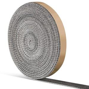 푸시글로스 셀프 접착 스토브 창문 유리 개스킷 테이프 1 폭 300 길이 섬유 플랫 도어 스틱 및 벽난로