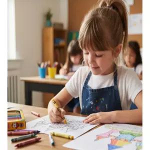 한생 크레욜라 크레용 64색 아동용색연필