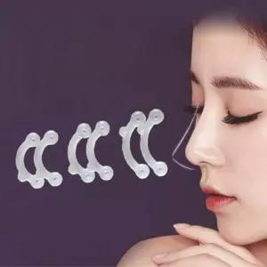 실리콘 투명 뽕 콧볼축소기 코높이기 코 세우기 콧대 얼굴테이프