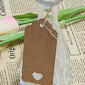 라운 포장 무지 의류텍 옷가게라벨 제작 선물태그 택 태그 종이테그 종이택