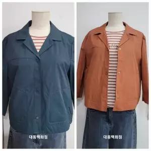 [올리비아하슬러] DP01 배색 스티치 자켓 OHEFJK104 (S44496676)