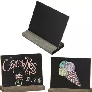 블랙보드 POP 15.3 x 12.7cm 블랙 보드 칠판 매장 가게 이젤 미니 테이블 쇼카드