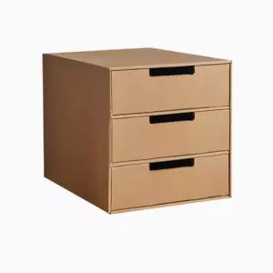 3단 종이서랍 종이서랍장 종이서랍형수납장 종이정리서랍 종이상자