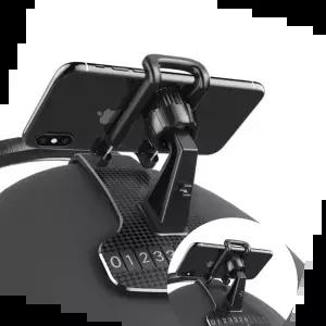 휴대폰거치대 차량용 계기판 거치대 클립형 주차번호판 겸용 2IN1