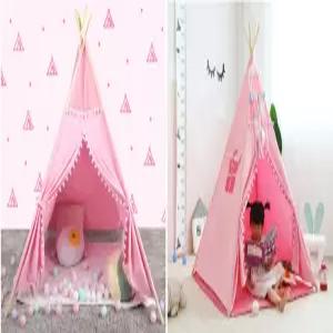 핑크하우스 인디언 티피텐트 유아 놀이텐트