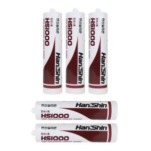 창호 실리콘 5p 흰색 창문틀 샷시 외부 발코니 실란트