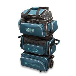 스톰 6 볼 롤링 썬더 볼링백 - 스틸 블루 / 블랙