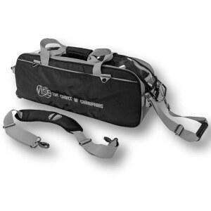 바이스 클리어 탑 3 볼 토트 롤러 볼링백 블랙/실버