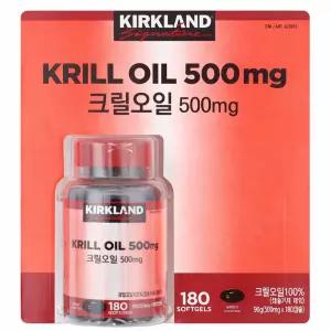 커클랜드 시그니춰 크릴오일/ 500mg x 180캡슐