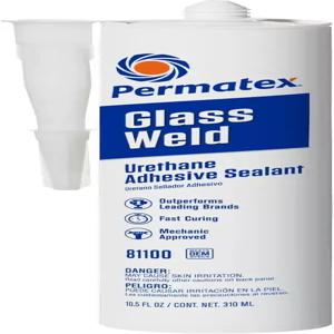 Permatex 81100 Glass Weld 프리미엄 우레탄 앞유리 실란트 - 폴리우레탄 자동차 이음매 실러 차량 유리