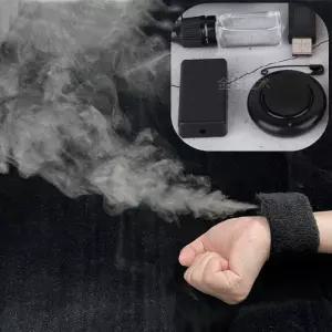 손목 밴드 연무기 포그머신 연출 스트랩 스모그 야외 마술 시계 팔찌 제거기 소품