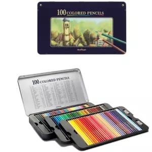 10살 초등 여아 생일 선물 100색 연필 색연필 틴케이스 색연필화 인물화 컬러링 손그림 미술 준비물 초상화