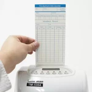 사무실 출퇴근 기록기 단말기 시간 카드 리더기 기록부 회사 출석 체크 알바 근태 관리 출근부 기계 출근