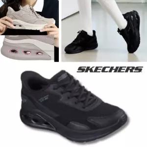 스케쳐스 25FW 최신상 여성용 밥스 에어펌프 슬립인스 워킹화
