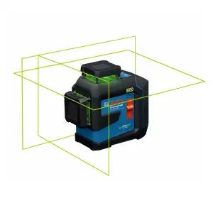 Bosch GLL300-42GL 360 o 그린빔 3면 레벨링 및 정렬 셀프 리튬 이온 배터리 USB-C 충전 IP65 등급 100피트