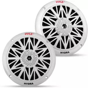 파일 5.25인치 듀얼 마린 스피커 - 150와트 전력 폴리 카본 콘 천 서라운드 및 로우 프로파일 디자인의