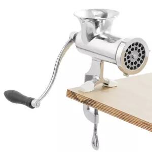 스텐 민찌기 소형 분쇄기 순대 패티 다짐육 고기 수동 다지기기계