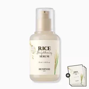 [스킨푸드/라이스 패드 2매입 5장 ] 라이스 브라이트닝 모공 타이트닝 세럼 55ml