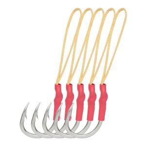 담수 염수 낚시를 위한 케블라 스트링 5pcs 스테인리스 스틸이 포함된 블루윙 싱글 어시스트 후크