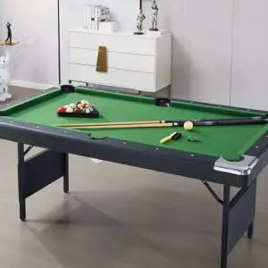 멀티 당구대 월넛 접이식 펜션 포켓볼 당구큐 선반 5ft 꽂이