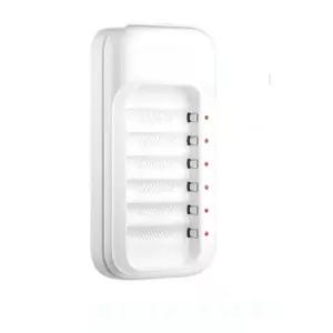 스마트 충전건전지 충전기 급속 만능 6구 6슬롯 교체용 12개 케이스포함