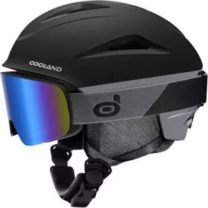 오돌란드 스키 헬멧 고글 일체형 스노우보드헬멧 남녀공용 스키장비 자외선 차단 방풍 기능성 다이얼