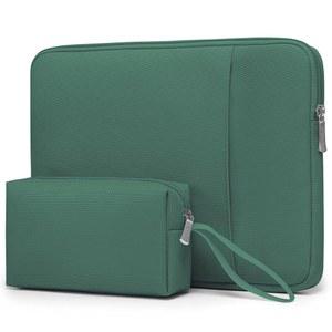 [미국배송] HYZUO 13인치 노트북 슬리브 백 세트 맥북호환 에어 13 M4/M3/M2/M1 20252018 프로 M2/M1 20252016 아이패드호환 프로/에어 13 XPS 서피스 프로 1213인치 태블릿용 케이스 정글 그린