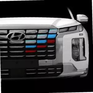 더뉴팰리세이드 튜닝 그릴 장식