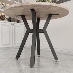 수마토스 금속 테이블 베이스 모던 커피 다리 28인치, 유리, 대리석, 나무 상판용 식탁 다리, 가정용, 주방, 사무실용 헤비 듀티 책상 가구 다리(블랙)