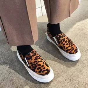 청바지 레오파드 운동화 예쁜 데일리 슈즈 여행 신발