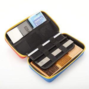 여행 및 보관용 왁스 브러시 박스가 있는 XCMAN 스키 스노보드 왁싱 튜닝 키트(튜닝 도구가 박스)