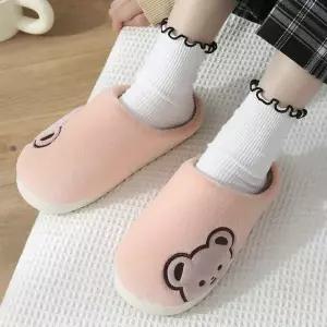 실내화 홈슬리퍼 겨울 털슬리퍼 귀여운슬리퍼 곰돌이 거실화 보드라 겨울슬리퍼 층간소음방지 무소음