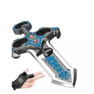 날아다니는 단검드론 RC 핸드모션 이기어검 1.0 디럭스 에디션 73cm 특대형 블루 듀얼