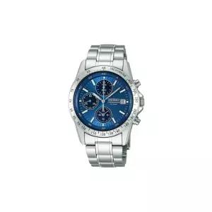 세이코워치 손목시계 세이코 셀렉션 맨즈 쿼츠 크로노그래프 워치 SBTQ071 실버