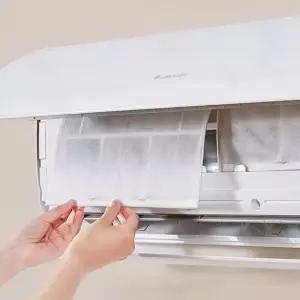 고품질 에어컨 필터 교체 시트 덮개 커버 먼지 꽃가루 2매입 (WFK9FBD)