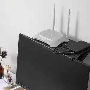 선반 모니터 TV 공간 거치대 리모컨 셋탑 박스 수납