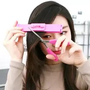 셀프미용 앞머리 컷트 컷팅 세트 가위 숱가위 수평자 (WFK9FD6)