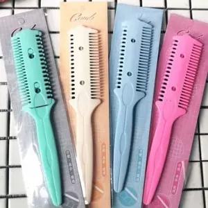 고품질 앞머리 셀프 커트 사각 빗 머리손질 헤어컷 미용 헤어커팅 (WFK9FQ5)