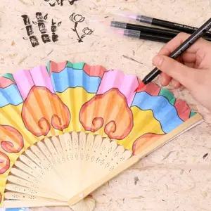 합죽선 전통부채 만들기 접이식 한지 종이 옛날 여름