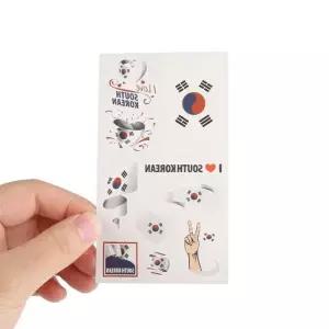 고품질 타투스티커 태극기 판박이 타투스티커 응원타투스티커 (WFK9GLX)