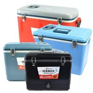 낚시 낚시겸용 아이스박스(33L-회색-그린라인) (WFK9NYF)