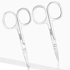 다용도 스텐 코털가위 미용 트리머 눈썹 둥근날 가위 (WFK9FMR)