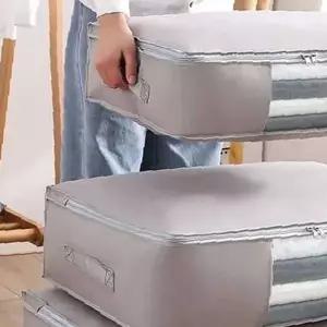 쌍문상회 옷장정리 투명창 부직포 압축 보관파우치대