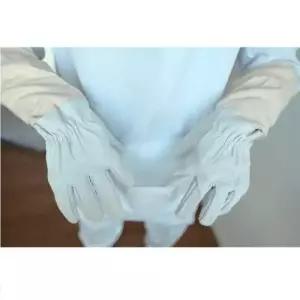 1쌍 토시형 양가죽 양모 면 긴팔 장갑 양봉 벌초 다용 WE673DD