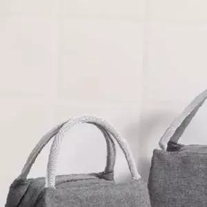 쌍문상회 손잡이 보온보냉백 도시락가방 무지 심플 런치백