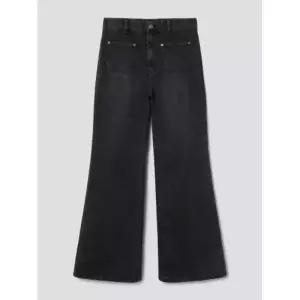 에잇세컨즈 8seconds 아웃포켓 롱부츠컷 기모데님 블랙