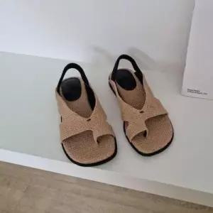 호피샌들 밴딩 슬링백샌들 데일리 여름 엄지쪼리 WA53482