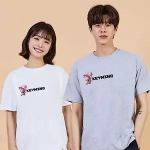 키밍 맨투맨 후드티 오징어 면반팔티 레터링반팔티 WAE07C1