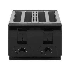4구 토스터기 팝업 토스터 토스트 와이드 독립 듀얼 레버 6단계 굽기조절 식빵 베이글 카페 가정용 아침