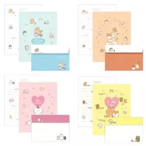 캐릭터손편지지 선물 커플 친구에게 연인에게 애편지지 프렌즈 20p (WFKA1ZI)